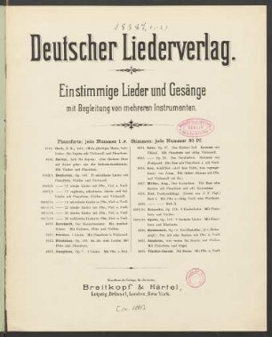 An die erste Lerche : op. 139