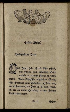 Erster Brief. - Neunter Brief.