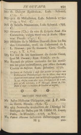 Histoire Profane