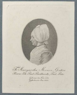 Bildnis der Margaretha Burckhardt