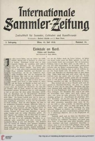 Nummer 14 (15. Juli)