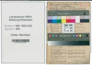 Entnazifizierung Bernhard Kober , geb. 15.01.1908 (Einzelhaendler)