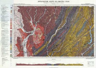 5633 5634 Sonneberg-Teuschnitz, Geologische Karte von Bayern 1:25000