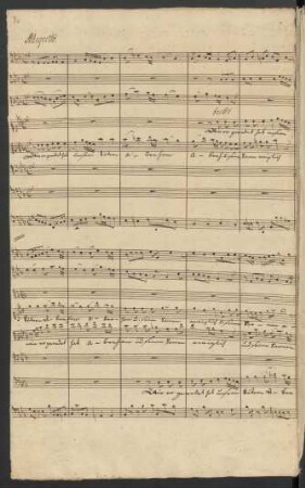 6. Allegretto (Coro): Wie er geredet hat unsern Vätern