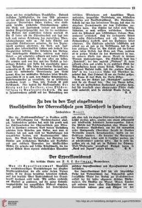 N.F. 6.1926 S. 19-22: Der Expressionismus, [1]
