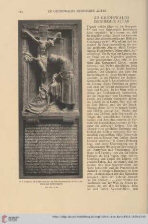 Zu Grünwalds Isanheimer Altar