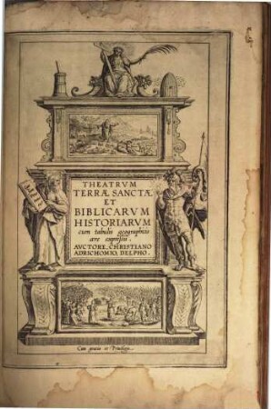 Theatrum Terrae Sanctae Et Biblicarum Historiarum : cum tabulis geographicis aere expressis