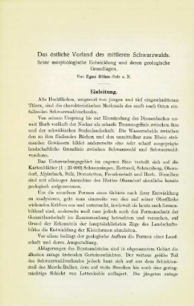 Das östiche Vorland des mittleren Schwarzwalds