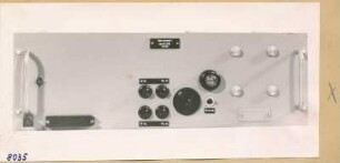 Präzisionsfrequenzmessplatz, Einschub HF 2918; Foto 1953