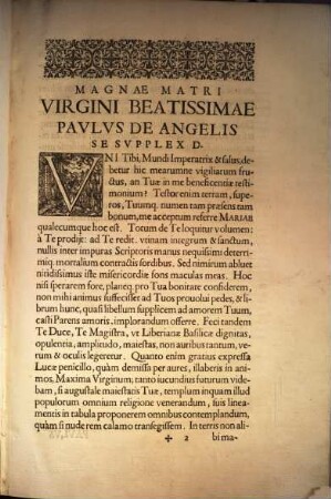Basilicae S. Mariae Maioris De Vrbe A Liberio Papa I. Vsqve Ad Pavlvm V. Pont. Max. descriptio Et Delineatio : Lib. XII