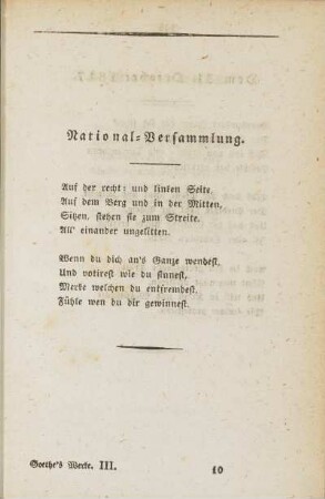 National-Versammlung.
