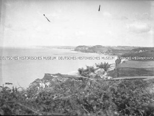 Blick auf die französische Kanalküste