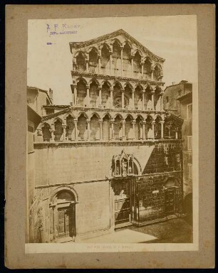 San Michele in Borgo, Pisa: Westfassade