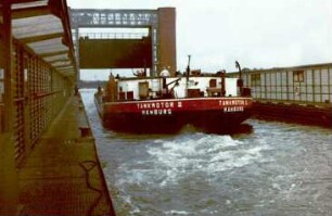 Neues Schiffshebewerk Henrichenburg/Dortmund-Ems-Kanal (DEK)