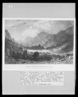 Wanderungen im Norden von England, Band 1 — Bildseite gegenüber Seite 30 — Blea Tarn, Westmorland.