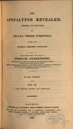 Works. 21. Vol. 2. - 1832