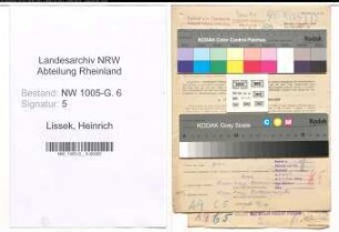 Entnazifizierung Heinrich Lissek , geb. 11.05.1911 (Angestellter)