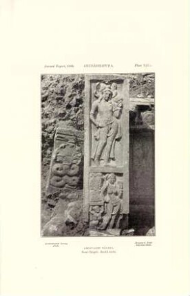 Plate VII. C. Anurádhapura. Abhayagiri Dágaba. East chapel: South stelae.