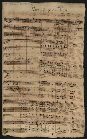 Schmecket und sehet wie freundlich der Herr ist; V (4), Coro, orch; C-Dur