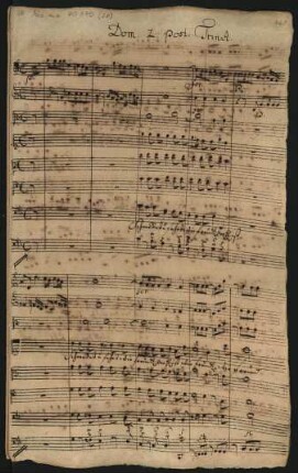 Schmecket und sehet wie freundlich der Herr ist; V (4), Coro, orch; C-Dur