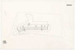 Verwaltungsgebäude der Studienstiftung des Deutschen Volkes, Würzburg: Grundriss 1. Obergeschoss 1:200