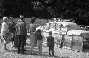 Schwarzbachwachsattel: Gemändeausstellung am Parkplatz