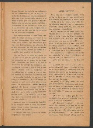¿Hay motivo?