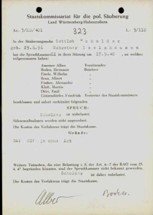 Scholder, Gottlob
