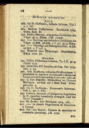 Historia naturalis. Folio.