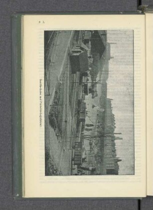 Sandthorhafen und Freihafen-Lagerhäuser.