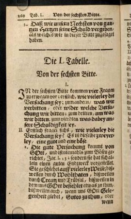 260-271, Die L. - LI. Tabelle
