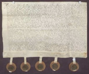 Instrumentum cautionis des Jodok Matthias Twickel von Havixbeck.