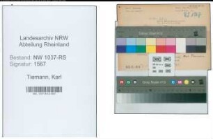 Entnazifizierung Karl Tiemann , geb. 05.08.1901 (Verw.Inspektor)