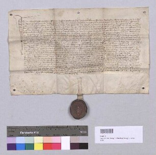 Hans Strassel zu Scharmassing verkauft an Wirndel Eisner zu Oberhinkofen das Mertein -Gut zu Oberhinkofen, das von Elisabeth, Äbtissin von Kloster St. Paul, zu Lehen geht. S: Elisabeth, Äbtissin von Kloster St. Paul