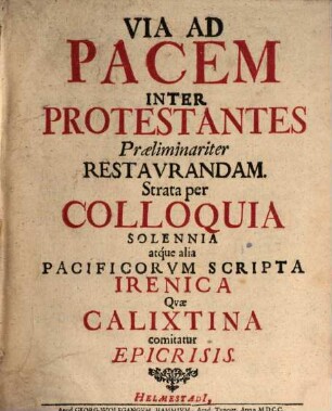 Via ad parcem inter Protestantes