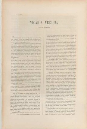Tavola XXVI. Vicaria Vecchia