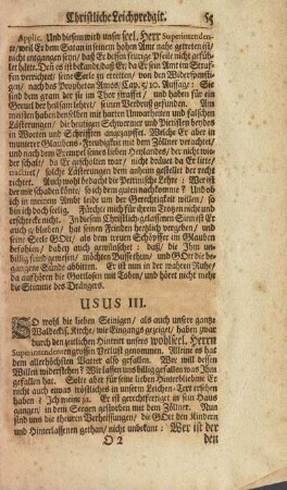 Usus III.