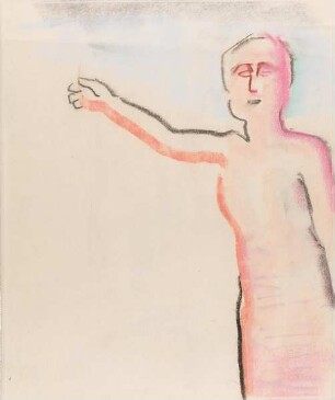 Farbskizze einer Figur