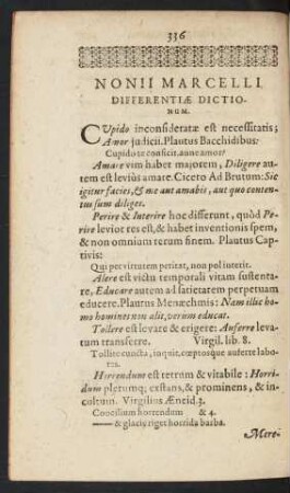 Nonii Marcelli Differentiae Dictionum