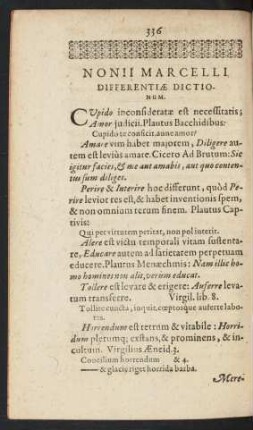 Nonii Marcelli Differentiae Dictionum