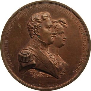 Prinz Friedrich August - Vermählung mit Maria Karoline
