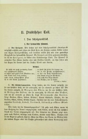 I. Das Schulgrundstück