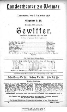 Gewitter