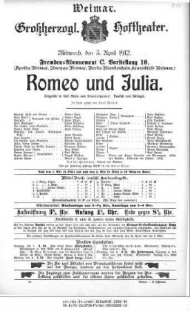 Romeo und Julia