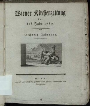 6: Wiener Kirchenzeitung für das Jahr 1789