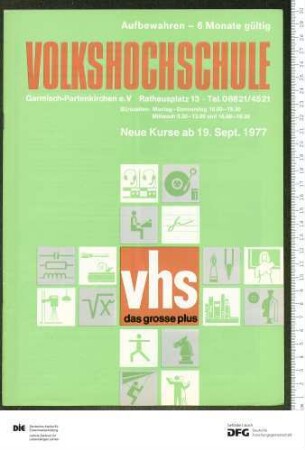 Programm 2. Semester 1977/1978
