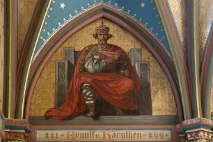 Acht Bildnisse deutscher Könige und Kaiser — Arnulf von Kärnten