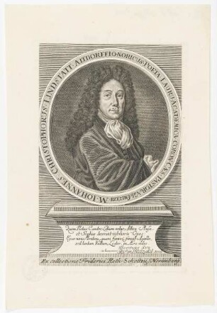 Bildnis des Iohannes Christophorus Lindstatt