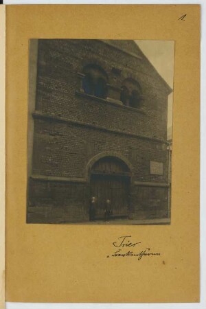 Frankenturm, Trier: Ansicht (aus: Skizzen- und Fotoalbum 19)