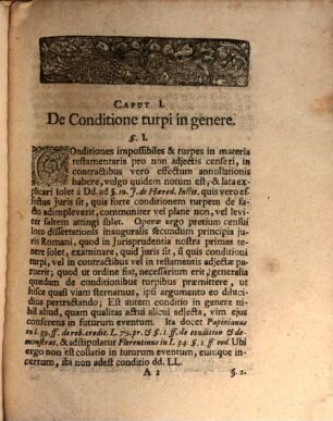 Diss. iur. inaug. de conditione turpi impleta